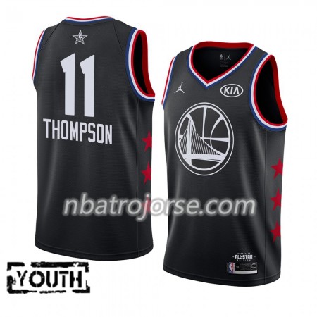 Barn Golden State Warriors Tröja Klay Thompson 11 2019 All-Star Jordan Brand Svart Swingman